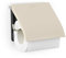 Brabantia - Renew Toilettenpapierhalter - für alle Gängigen Rollengrößen - Wandmontage - Korrosionsbeständig - Badezimmerzubehör - Inkl. Befestigungsmaterial - Soft Beige - 17 x 13,2 x 12,3 cm