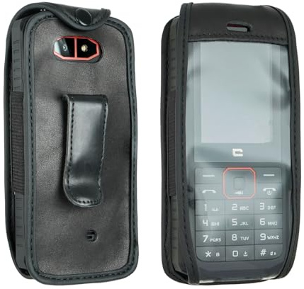 caseroxx Ledertasche mit Gürtelclip für Crosscall Spider-X5
