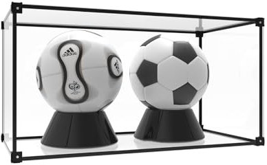 Acryl Vitrine Schaukasten, Transparent Stapelbar Vitrine, Sammlervitrine Box Staubdicht Selbstaufbau mit Tür Für Spielzeug Figuren Modellautos Sammelfiguren Sammlung (55x30x30cm)