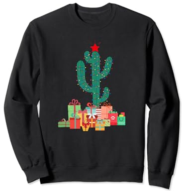 Árbol de Navidad Cactus Saguaro Sudadera