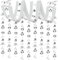 WEDNOK 25 Jahrestag Hängende Banner 270x30cm Silberhochzeit Deckendakoration Silber Hochzeit Party Deko 25 Hochzeitstag Hängende Deko 25. Jubiläum Hochzeitsdeko für Paare 25 Jahrestag Hochzeit Feier