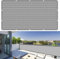 Brise Vue Jardin, Brise Vue 500 x 40 cm en Polyéthylène Haute Densité, Brise-Vent de Jardin Ecran de Protection, avec Attaches de Câble, pour Balcon, Porches, Gris Clair