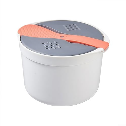 MeevrgR Mikrowellen-Reiskocher Dampfgarer – effizientes Kochen, zeitsparendes, tragbares Design