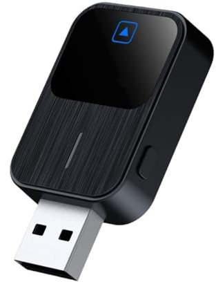 JVTMMY Carplay Wireless Adapter für Peugeot 2008 2020 2021 2022 2023 2024 2025, 2-in-1 Umwandlung von Kabelgebunden zu Kabellos, Plug und Play, Stabile Verbindung und Keine Verzögerung