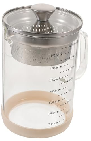 Homoyoyo Colador de Leche Vegetal Borosilicato de Soya con Fina Jugos Práctico y Cocinas