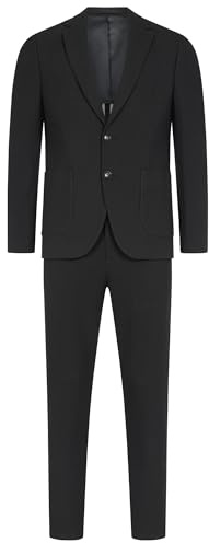 JEFF Herren JFLandon Anzug Set 2-teilig Anzugjackett und Hose Herrenanzug | Eleganter 2 teiliger Herrenanzug mit Stretch im Regular Fit, Herrensakko, Anzughose, Businessanzug, Hochzeitsanzug für Männer