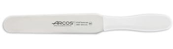 Arcos Serie 2900 - Espátula - Hoja de Acero Inoxidable Nitrum de 200 mm - Mango inyectado en Polipropileno Color Blanco