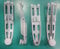 4 Ruote e supporti originali cestello superiore lavastoviglie WHIRLPOOL W772 W77/2