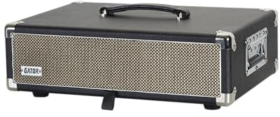 Gator Cases Retro Series Vintage Amp Rack Case; 2U Black (GR-RETRORACK-2BK)