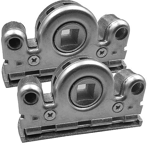 Winkhaus Lot de 2 engrenages à vis sans fin de rechange pour engrenages de fenêtre et porte de balcon - Verrouillage à visser - Pour série GPM GPK GRM GRK GAM GAK - Avec mise à niveau HauSun