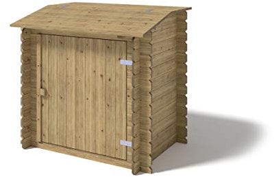 Paradies Pool Pumpenhaus Holz 1,15 m Gerätehaus Gartenhaus Geräteschuppen Geräteschrank Allzweck Universal Aufbewahrung