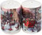 The Leonardo Collection LP52075 Magic of Christmas Salt and Pepper Set, Fine China, Boxed