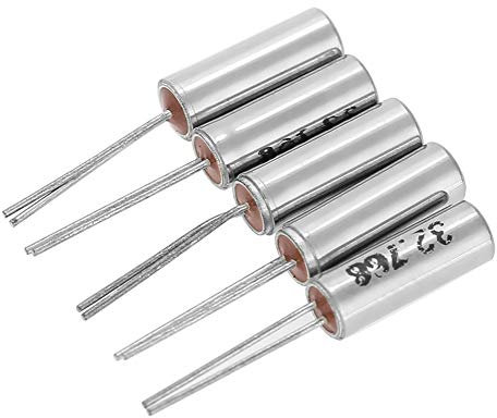 50Pcs Crystal Oscillator, 10 Value Dip Quartz Crystal Resonators Oscillator Assortment Kit Assorted Set Diy 10Value 32.768Khz -24Mhz For Electronic Repair