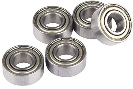Anawakia 20 Stück Kugellager 3 mm x 7 mm x 3 mm Doppelt Geschirmte Tiefe Rillenlager Kohlenstoffstahl 683ZZ