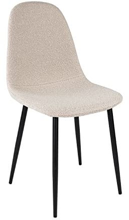Kick Collection Esszimmerstühl Mees - Beige - Modern und Hochwertig - Boucle - Erhältlich in vielen Farben