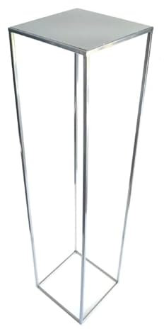 DIXIE STORE fioriera | Aiuola Loft 363 in metallo Supporto per piante | Supporto per piante fantasioso | Per l'arredamento di interni ed esterni ottima impressione Argento