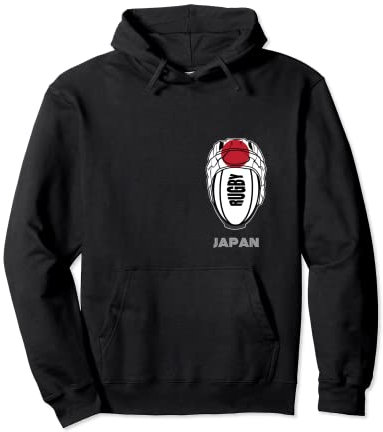 Japanisches Fan-Set, Jersey, Union-Geschenk, japanische Rugby-Fans Pullover Hoodie