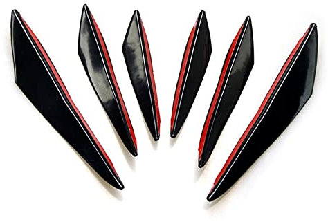 Für Jaguar XK XF XJ8 XK8 XRR Auto Frontschürze Lip Dekoration Diffusor Halter Protector Auto Frontspoiler (Farbe : 1 UK)