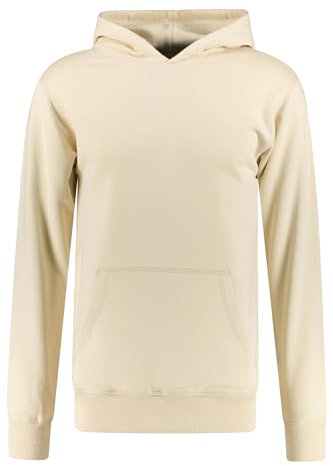 TALLFITS The Tall Hoodie, Extra-Langer Herren Kapuzenpullover in Tall Passform aus hochwertiger Bio Baumwolle, Made in Portugal (XL Tall, Regular, Off White)
