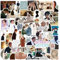 50 Stück Pride and Prejudice Aufkleber für Koffer, Skateboard, Laptop, Computer, Wasserflaschen, Auto, Teenager, Jungen, Mädchen, Aufkleber, wasserdicht