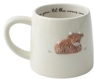CGB Giftware Bramble Farm GB07497 Tasse en céramique Motif vache Highland dans un coffret cadeau | Articles pour la maison | Ustensiles de cuisine | Tasse vache Highland | Bramble Farm GB07497