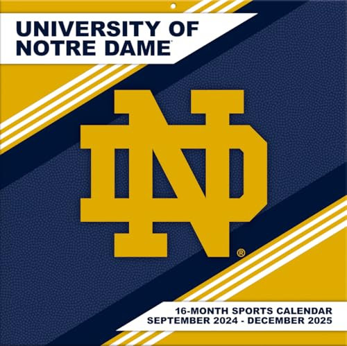 Turner-Sports Notre Dame Fighting Irish 2025 30,5 x 30,5 cm Team-Wandkalender (25998011812)