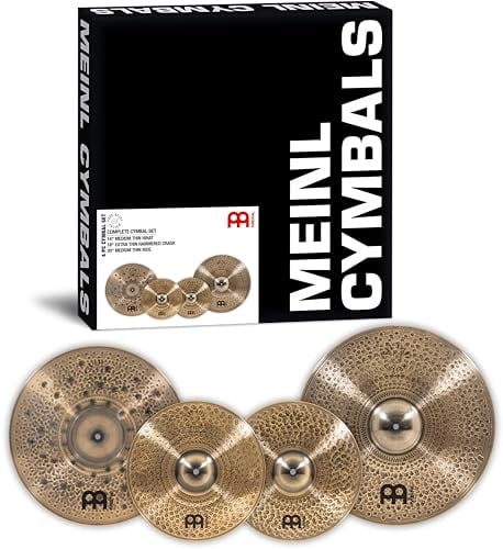 Meinl Cymbals Pure Alloy Custom Komplettset - Made in Germany, 2 Jahre Garantie (PAC-CS1)