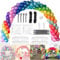 Ballonbogen-Set, 2,7 Meter Höhe und 3 Meter Breite, Verstellbarer Ständer Mit Rahmen und Sockel für Hochzeit, Babyparty, Geburtstag, Partyzubehör, Dekorationen