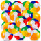 XIMISHOP 12Packs 12 Inch Rainbow Beach Balls for Kids,Bulk Inflatable Pool Beach Balls for Summer Pool Games Beach Party Balls