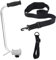 PEUTIER String Trimmer Grip, 15.5in Ergonomic Trimmer Handle with Bracket Clamp Aluminum Alloy Weed Handlebar Adjustable Weed Eater Handlebar Attachment for Landscaping Yard Trimming Lawn Care