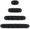 4er Kabelhalter Schreibtisch, Kabelmanagement Organizer Kabelclips Selbstklebend Aus Silikon Multifunktionale Kabelhalter Für USB-Kabel, Nachttisch, Pc, Büro Und Zuhause (Schwarz)