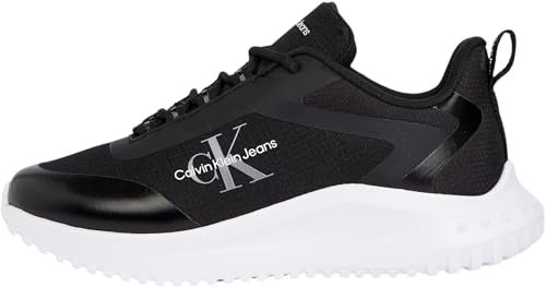 Calvin Klein Baskets Femme Eva Low Lace Mix Sportives, Noir (CK Black), 40