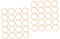 Vaguelly 40 Pièces Bracelet En Silicone Bracelet De Fête Bracelets En Silicone Bracelets De Basket-Ball