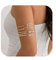 Hebterrka Zarter Armreif für Frauen, Trendiger 18K Vergoldeter Armreif für den Oberarm, Einfacher und Filigraner Statement Armreif, Handgefertigter Minimalistischer Schmuck