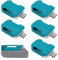 AIDUCHO 6 Stück Akkuhalter für Makita/Bosch Akku, Batteriehalter Halterungen Gürtelclip, Wandhalterung Akkuhalter Kompatibel mit Makita 18V Lithium Ion Akku BL1860 BL1850 BL1840 BL1830 BL1820 BL1815N