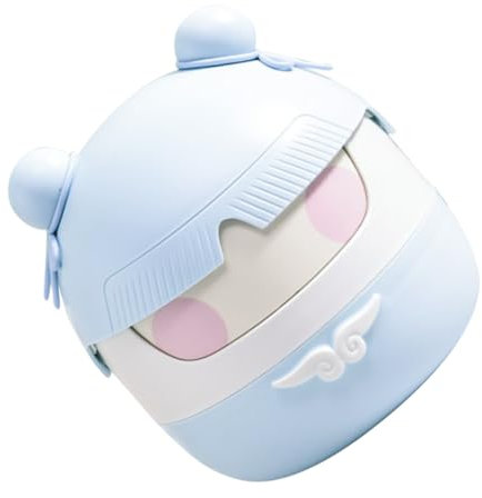 CAXUSD Pattumiera Piccola Con Coperchio Design Cartone Animato Pattumiera Da Tavolo Per Scrivania Ufficio Cucina Stanza Mini Cestino Per Rifiuti Salvaspazio