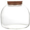 Neroyaner Terrario de Vidrio Terrario de Vidrio para Plantas para Plantas de 1600 ml con Tapa de Corcho Frasco de de Gran Apertura para Mini suculentas construcción de paisajes