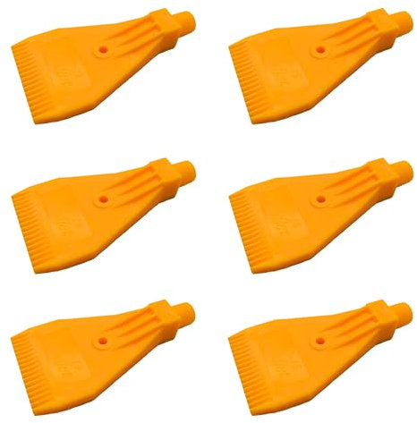 XCSJ G1/4 Maschio Filettatura Piatto Ugello Soffiante Ugello Del Soffiatore Ugello Del Compressore D'Aria Raffreddamento Ugello Piatto Per Aria Compressa,6 Pcs