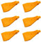XCSJ G1/4 Maschio Filettatura Piatto Ugello Soffiante Ugello Del Soffiatore Ugello Del Compressore D'Aria Raffreddamento Ugello Piatto Per Aria Compressa,6 Pcs