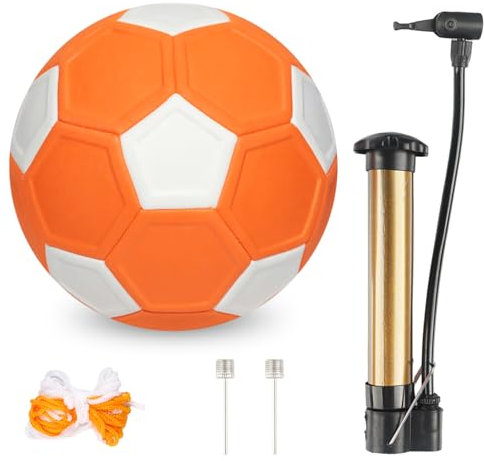 Pallone Da Calcio A Curva 20cm, Calcio Flessibile Per Bambini, Pallone Da Calcio Leggero Con Pompa, Pallone A Effetto, Regalo Per Bambini Di 6-12 Anni Che Amano Il Calcio