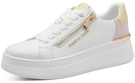 MARCO TOZZI Damen Sneaker weiches Feel Me Wechselfußbett weiches Innenfutter Modern