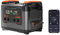 NECESPOW Centrale elettrica da balcone con memoria S2400, Powerstation portatile 2047,5Wh/AC 2400 W (punta 4000 W), memoria all-in-one con microinverter, ingresso MPPT 1200 W, generatore solare per