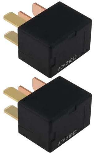 OTOTEC Lot de 2 Relais Automobiles Micro 4 Broches DC 12 V ACV31012 Compatibles avec Renault Et Nissan
