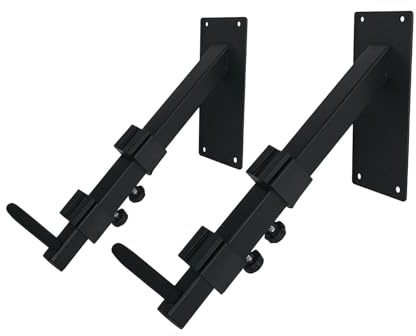 Guohetuk 2 Stück E Piano Ständer Aus Metall, Keyboard Wandhaken | Verstellbare Gitarrenhalterung | Organizer | Eisenhalterung, geeignet für Studio und Übungsraum