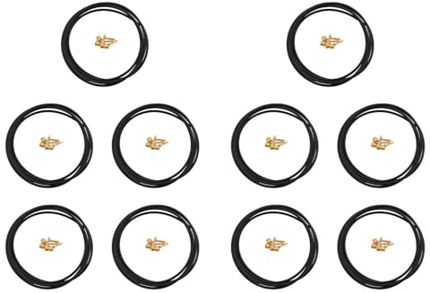 Awwertse 10X BH59 Fahrrad Brems MTB Hydraulisch Disc Brems Rohr 2.5M Stecker Insert Olive Set
