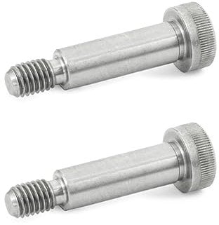 Ganter Normelemente | Passschrauben mit Bund - ISO 7379-10-M8-20-NI | Aufnahmedurchmesser 10mm | Edelstahl | 2 Stück