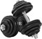SONGMICS Hanteln, Hantelset aus Gusseisen, Kurzhanteln, 2 x 30 kg, verstellbar, Workout, Fitnesstraining, Gewichtheben für Zuhause, Fitnessstudio, tintenschwarz SYL60BS