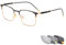Man's Retro Photochrome Lesebrille, Dual-Use-Brille mit Fern- und Nahbereich, multifokale Progressive Brille mit Dioptrien, intelligente Sonnenbrille mit Farbwechsel, Anti-Augen-Ermüdung