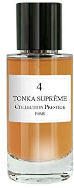 N°4 Tonka Supreme | Feve - Collection Prestige edition Privée Rose Paris - Eau de Parfum Haut de Gamme - Made in France + Samtbeutel Rose Paris