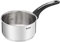 Tefal Emotion E3012904 Stieltopf, 18 cm, Edelstahl, dicker Boden für gleichmäßige Hitzeverteilung, elegantes Design, robuster Griff, Induktion, silberfarben